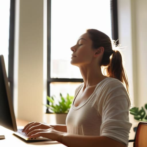 Finding Joy in Simple Desk Stretches for Office Workers