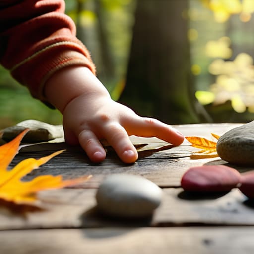 Nature's Little Masterpieces: gathered forest treasures.