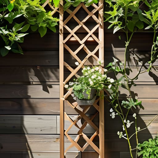 Simple Wooden Trellis Design Ideas for Peaceful Spaces