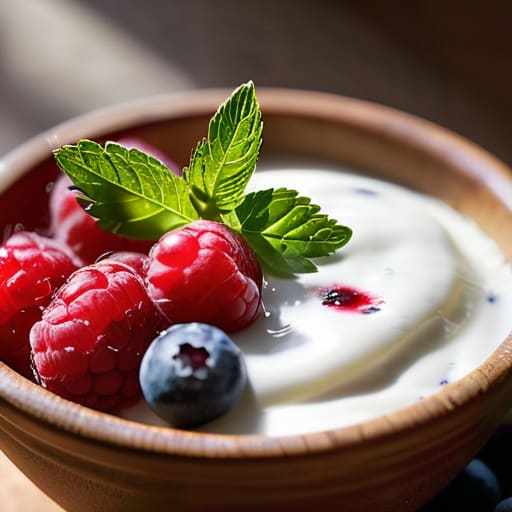 Greek Yogurt with a Berry Boost bowl.