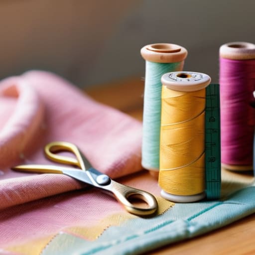 Taking Your First Stitches on fabric.