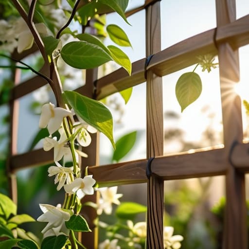 How to build a garden trellis.