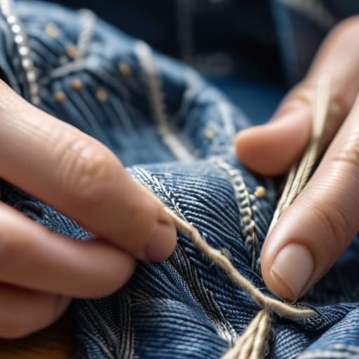 Guide on how to mend clothes.