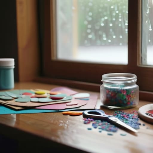 Easy kids craft ideas for rainy days.