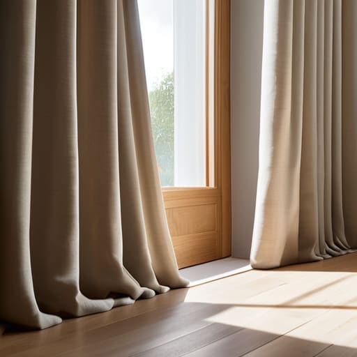 Simple Hemmed Curtain Styles for a Balanced Room