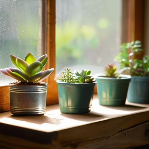 Creative diy planters from recycled household items.